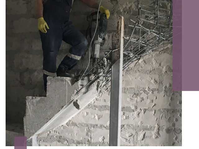 Демонтаж металлических и бетонных лестниц в Армавире