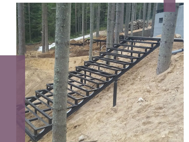 Монтаж металлических лестниц в Армавире от 13424 руб. 