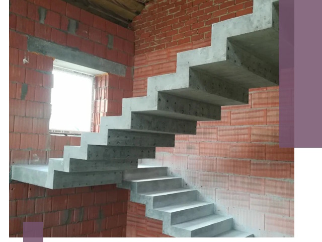 Бетонные лестницы под ключ в Армавире: монтаж, демонтаж, ремонт