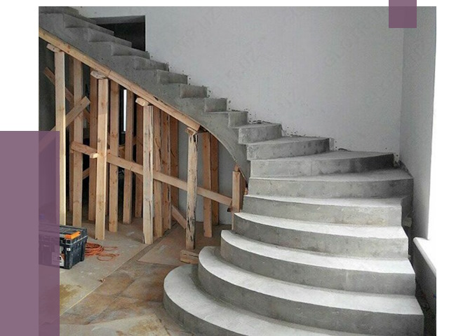 Изготовление бетонных лестниц под ключ в Армавире от 19755 руб. | ПРОЛЁТ-Рмв