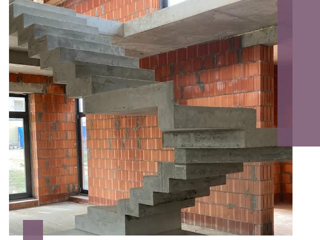 Изготовление бетонных лестниц под ключ в Армавире