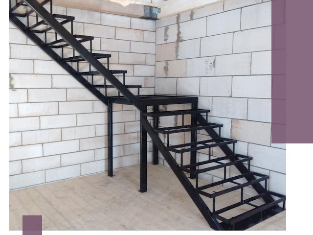 Лестницы на металлокаркасе под ключ в Армавире — изготовление и монтаж