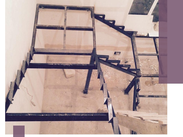 Монтаж лестниц на металлокаркасе в Армавире быстро и качественно