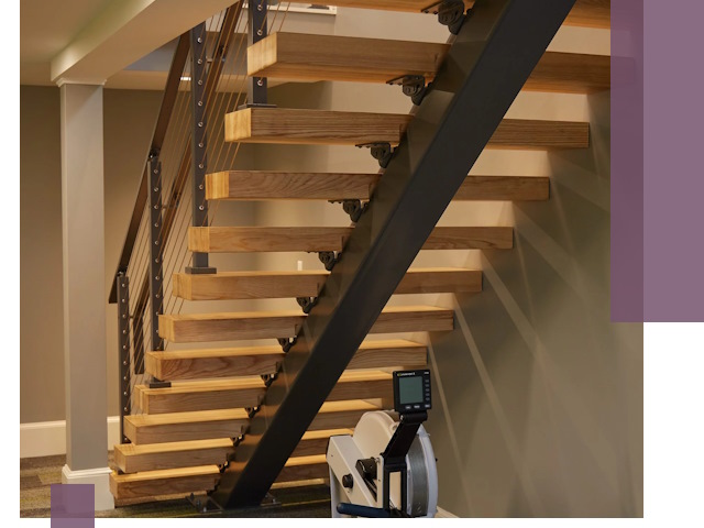 Лестницы на монокосоурах под ключ в Армавире - изготовление и монтаж