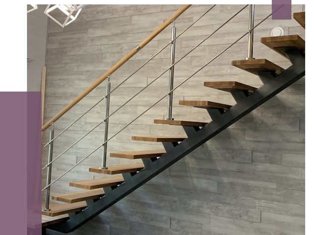 Изготовление лестниц на монокосоуре в Армавире от 75476 руб. 