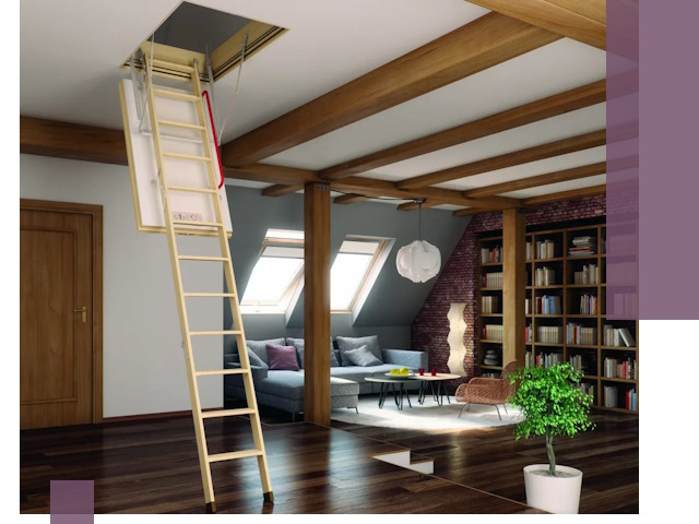 Чердачные лестницы под ключ в Армавире: изготовление и монтаж