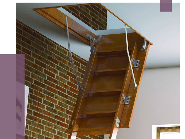 Установка чердачной лестницы в Армавире от 7750 руб. | ПРОЛЁТ-Рмв