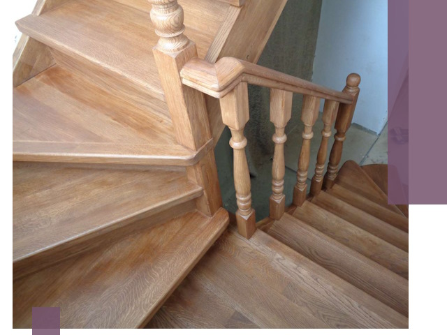 Дубовые лестницы под ключ в Армавире: изготовление и монтаж