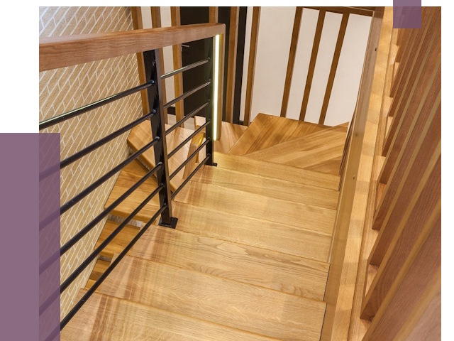 Лестницы из ясеня в Армавире под ключ от 9928 руб. 