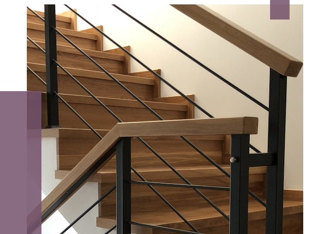 Обшивка металлической лестницы деревом в Армавире от 4306 руб. 