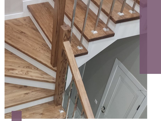 Обшивка металлических лестниц под ключ в Армавире