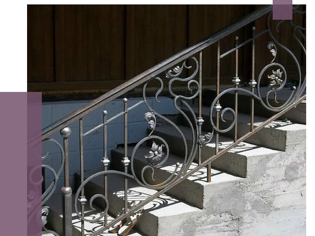 Кованые перила в Армавире от 8611 руб. под ключ — качество от ПРОЛЁТ-Рмв