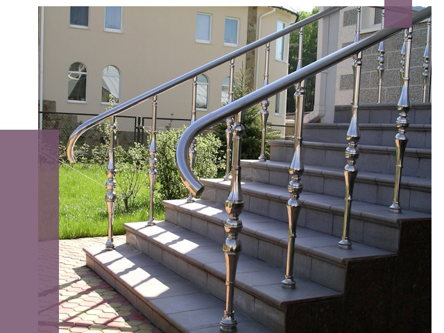 Перила для крыльца в Армавире от 10638 руб. — монтаж ПРОЛЁТ-Рмв