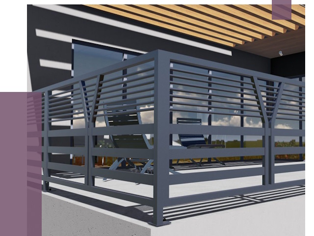 Изготовление балконных ограждений в Армавире от 10638 руб. | ПРОЛЁТ-Рмв