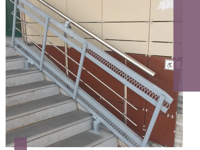 Изготовление откидных пандусов под ключ в Армавире