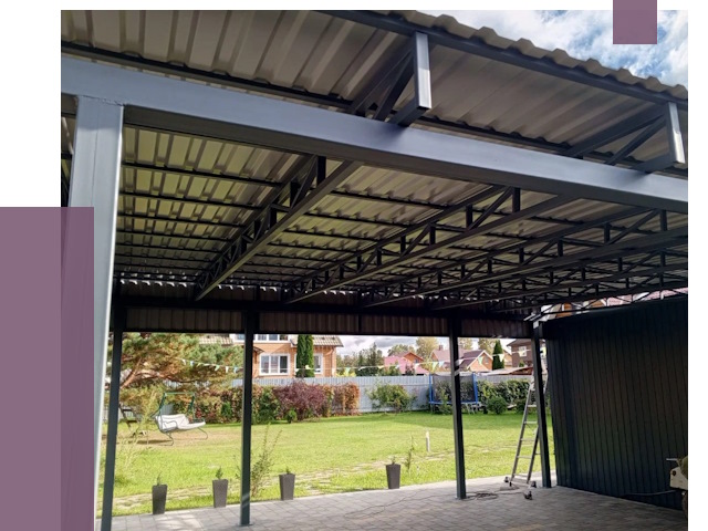 Монтаж навесов в Армавире от 7294 руб. — установка навеса | ПРОЛЁТ-Рмв