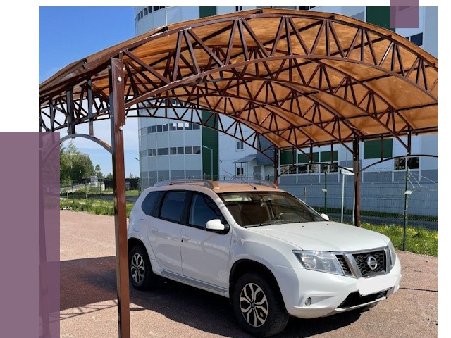 Недорогие навесы в Армавире от 42550 руб.  | ПРОЛЁТ-Рмв