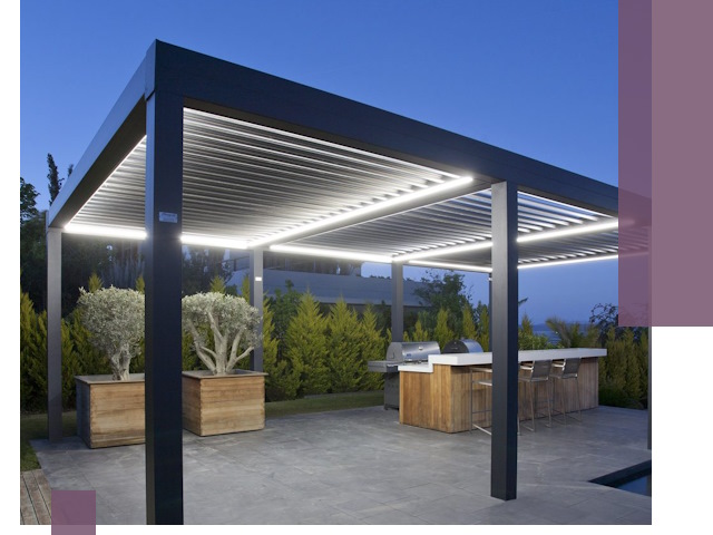 Навесы отдельно стоящие под ключ в Армавире из металла и поликарбоната