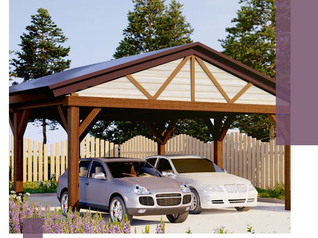 Навесы для автомобиля в Армавире — изготовление и монтаж