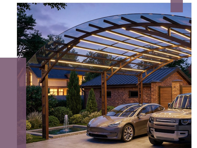 Металлические навесы в Армавире от 12562 руб. под ключ — ПРОЛЁТ-Рмв