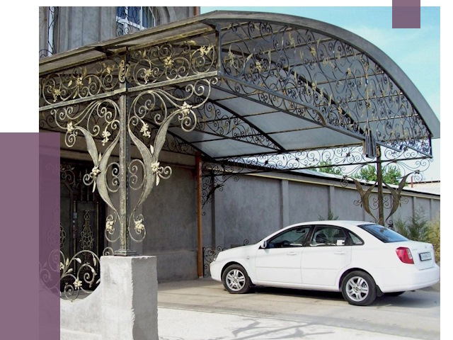 Кованые навесы в Армавире от 14437 руб. | ПРОЛЁТ-Рмв