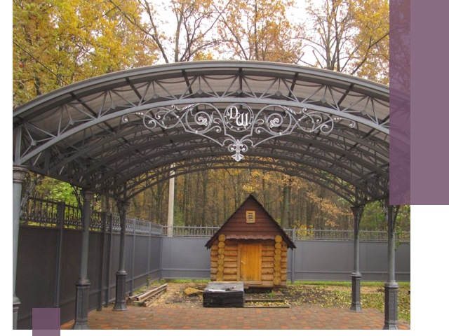 Кованые навесы премиум-класса под заказ в Армавире