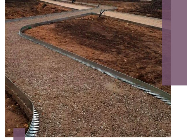 Металлические бордюры под ключ в Армавире — изготовление и монтаж