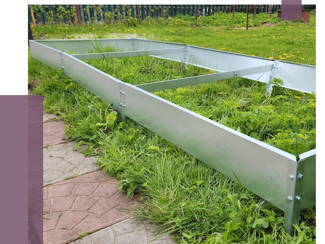 Металлические бордюры для грядок в Армавире от 1773 руб.