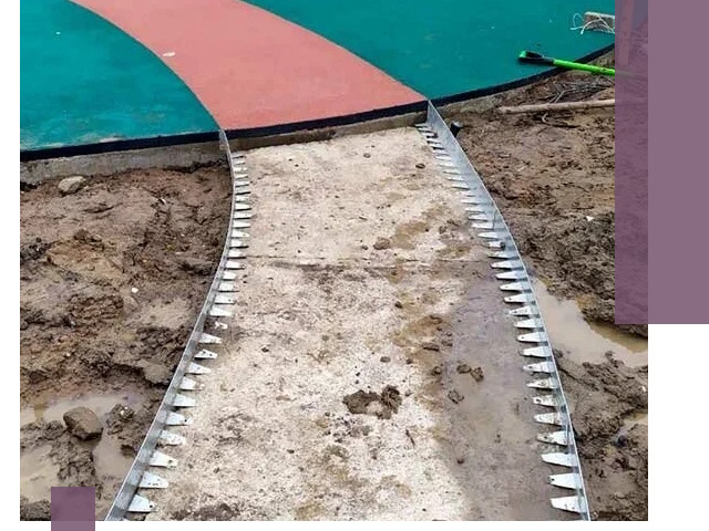 Металлические бордюры для дорожек в Армавире — монтаж и изготовление