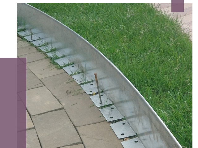 Металлические бордюры для тротуаров в Армавире от 8611 руб.