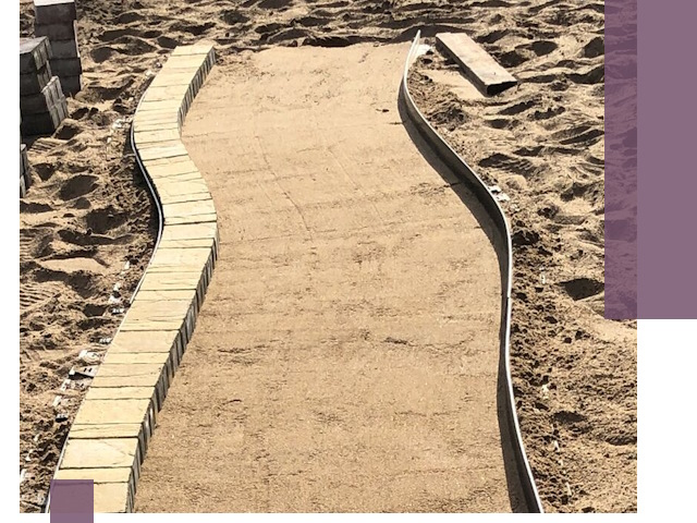 Металлические бордюры для тротуаров в Армавире — прочные и долговечные