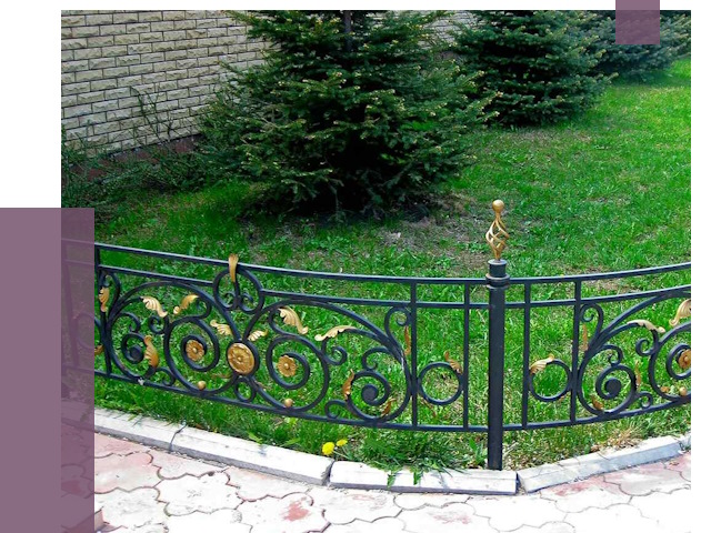 Кованые газонные ограждения в Армавире от 7548 руб. — ПРОЛЁТ-Рмв