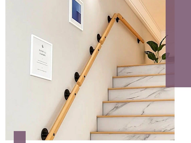 Поручни металлические и деревянные под ключ в Армавире